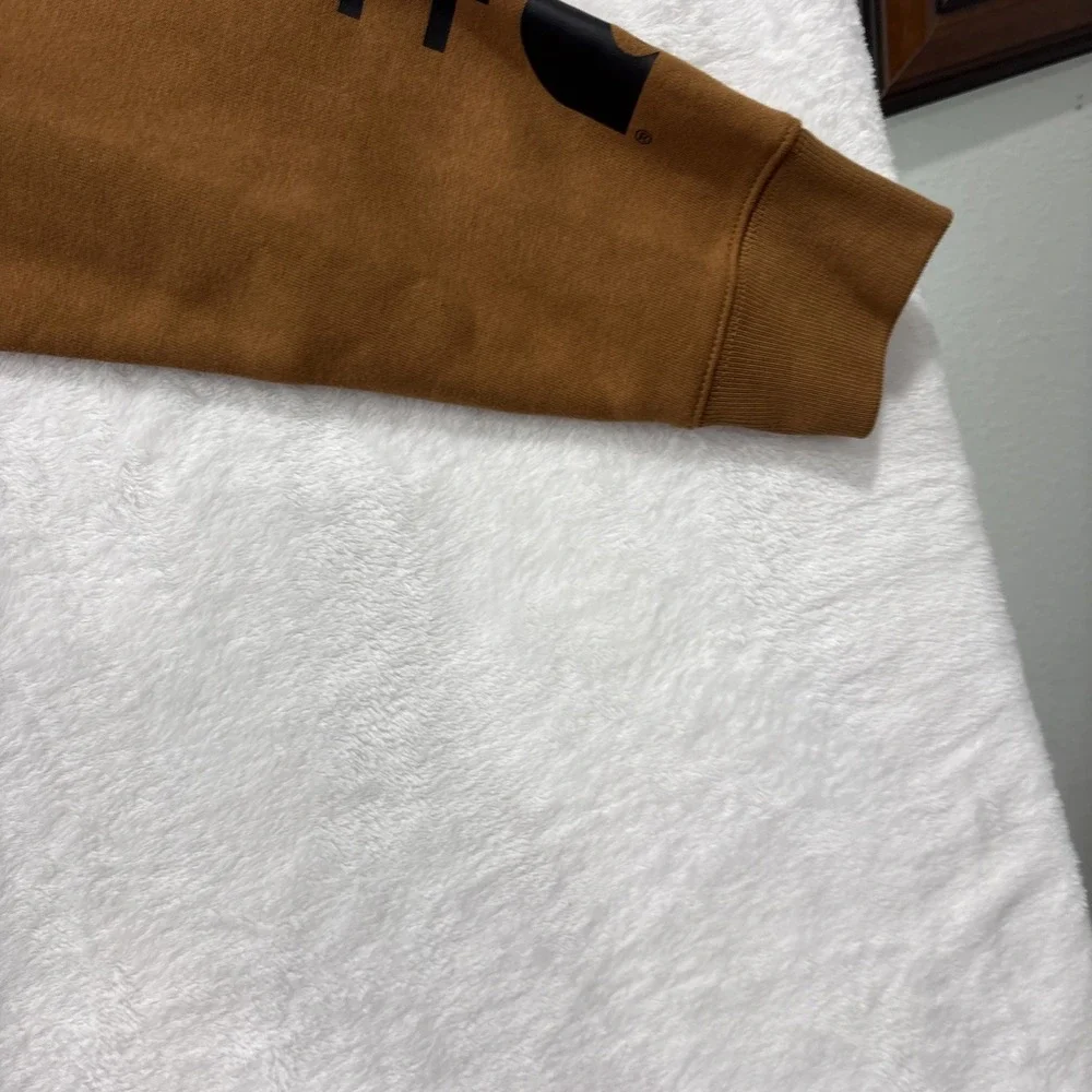 carhartt pullover sweatshirt, Youth Small, Brown With Graphic Logo